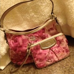 Coach  purse with clutch